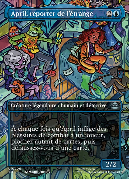 April, reporter de l'étrange