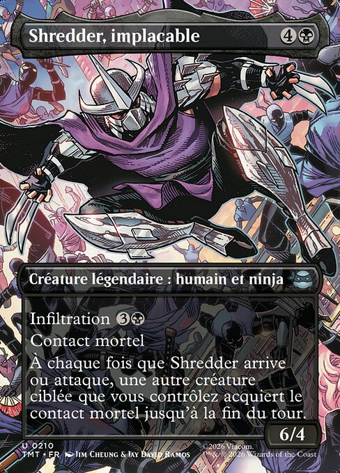 Shredder, implacable