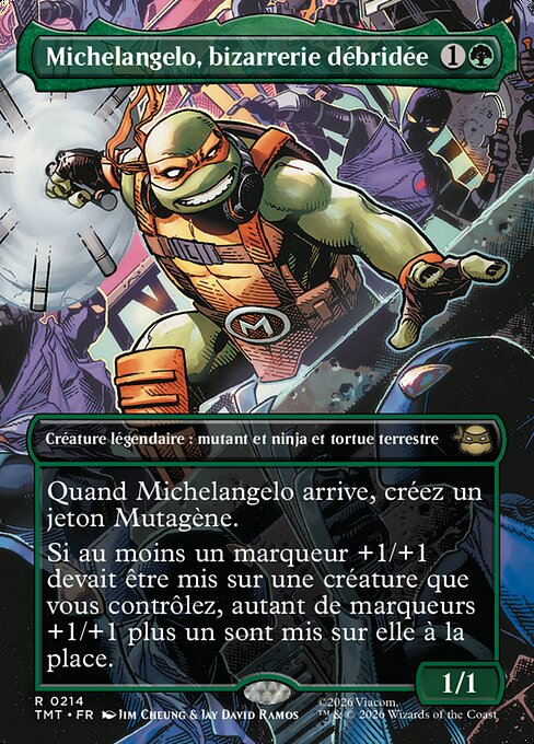Michelangelo, bizarrerie débridée