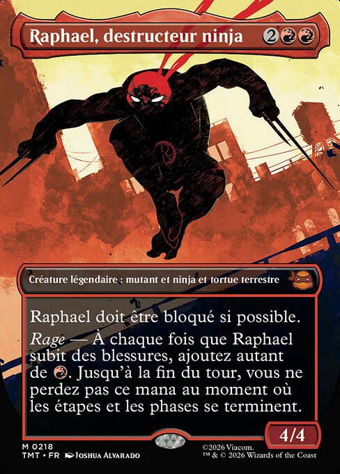 Raphael, destructeur ninja