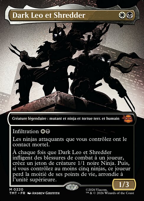 Dark Leo et Shredder