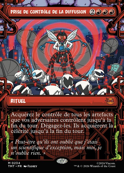 Prise de contrôle de la diffusion