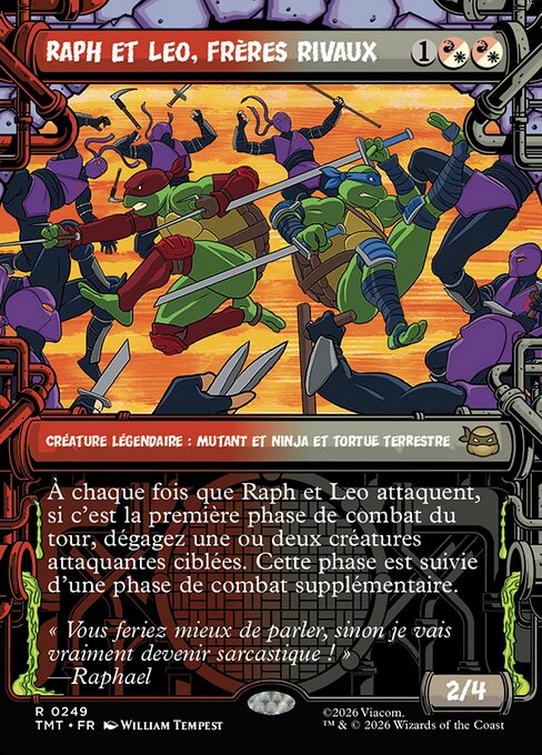 Raph et Leo, frères rivaux