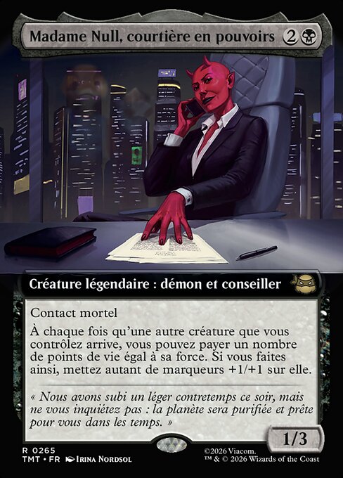Madame Null, courtière en pouvoirs