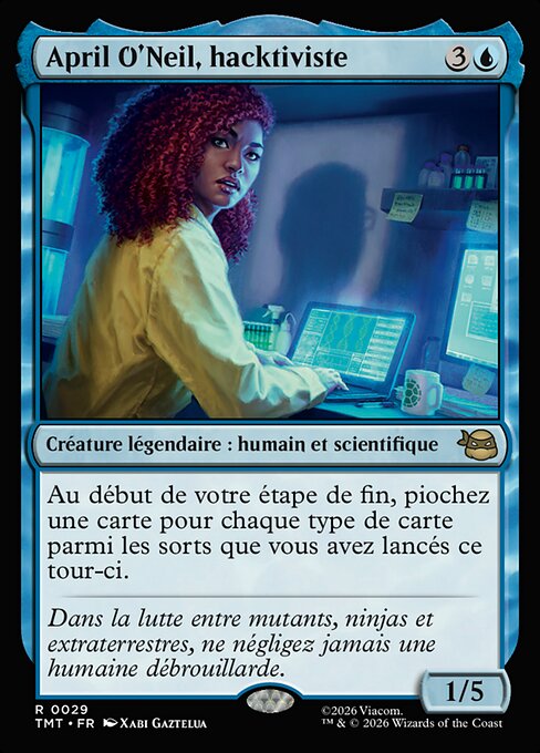 April O'Neil, hacktiviste