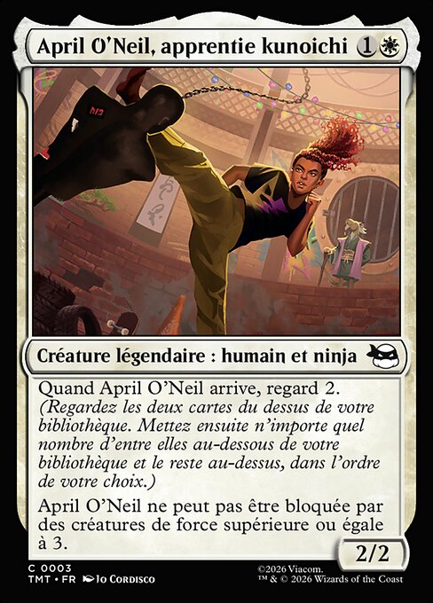 April O'Neil, apprentie kunoichi