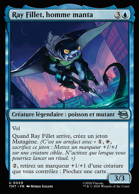 Ray Fillet, homme manta