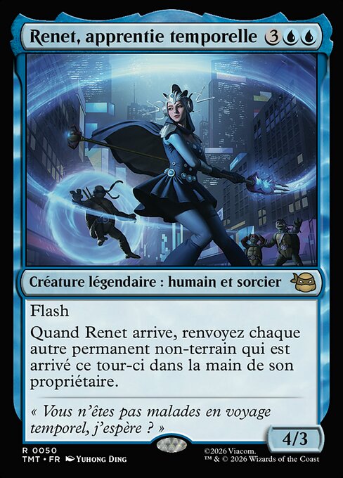 Renet, apprentie temporelle
