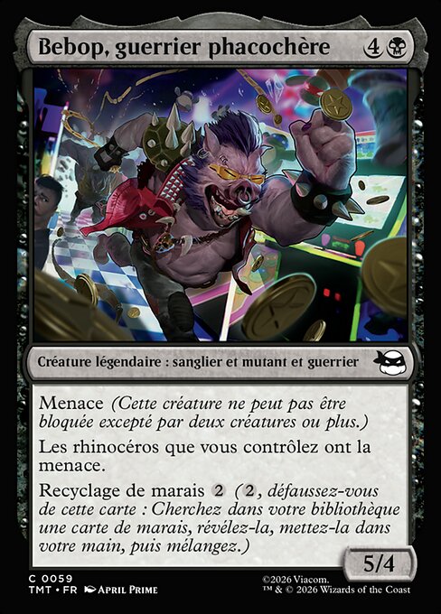 Bebop, guerrier phacochère