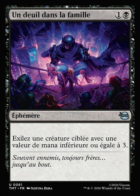 Un deuil dans la famille