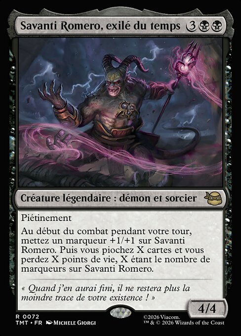 Savanti Romero, exilé du temps