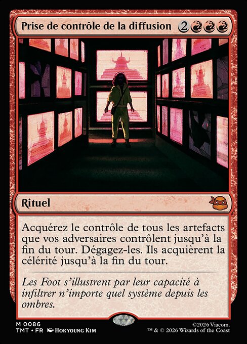 Prise de contrôle de la diffusion