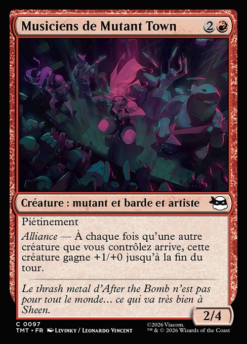 Musiciens de Mutant Town