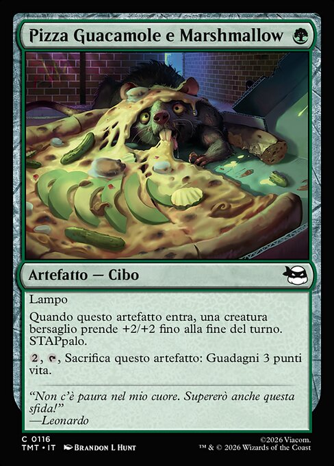 Guac & Marshmallow Pizza