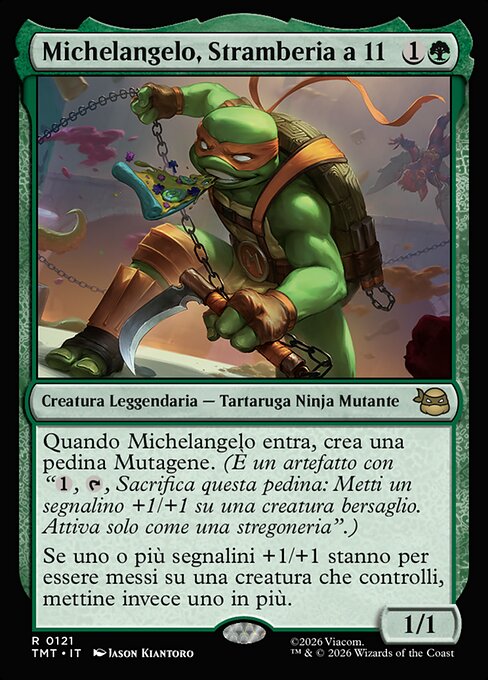 Michelangelo, Weirdness to 11