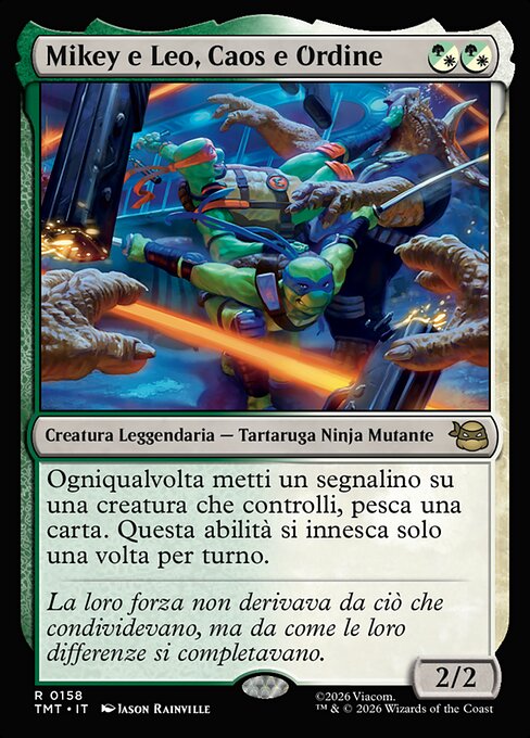 Mikey & Leo, Chaos & Order