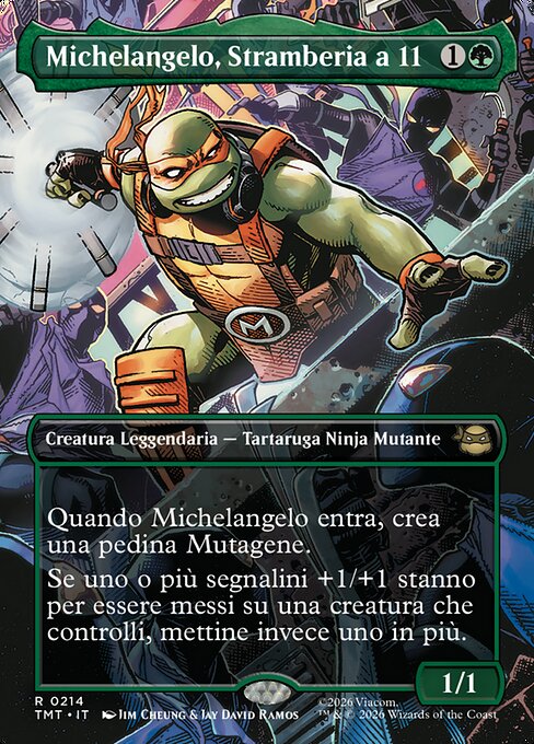 Michelangelo, Stramberia a 11