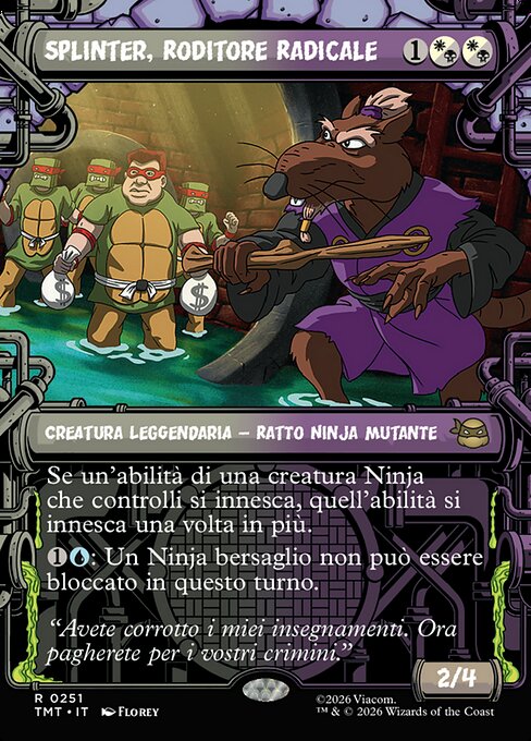 Splinter, Roditore Radicale