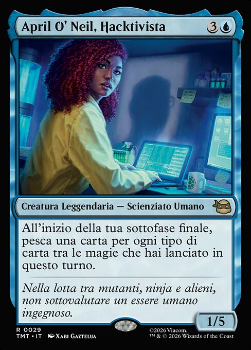 April O'Neil, Hacktivist