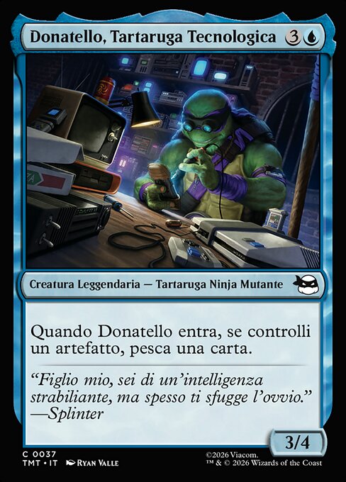 Donatello, Turtle Techie