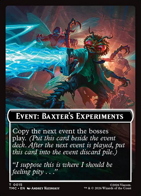 Event: Baxter's Experiments
