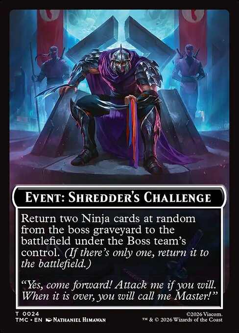 Event: Shredder's Challenge