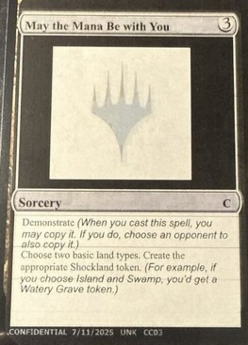 May the Mana Be with You