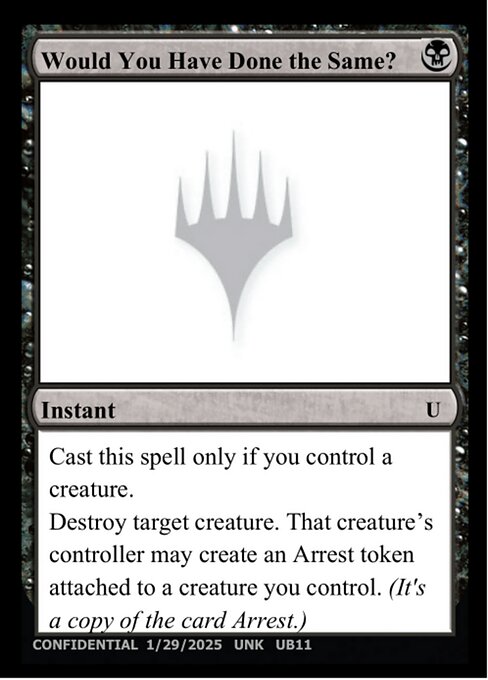 Would You Have Done the Same?