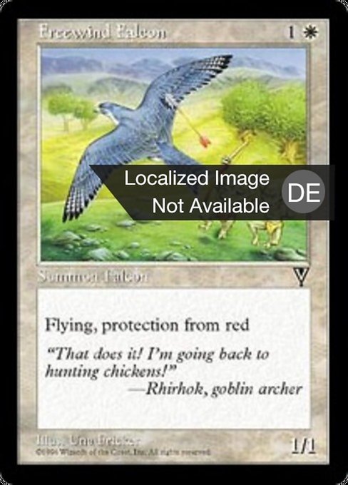 Pfeilschneller Falke