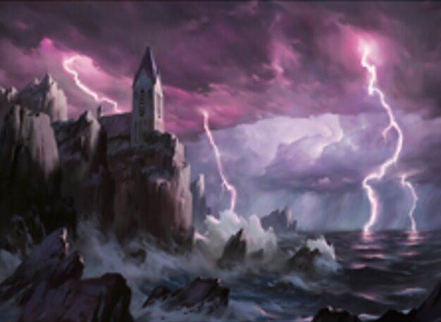 Costa tallada por la tormenta