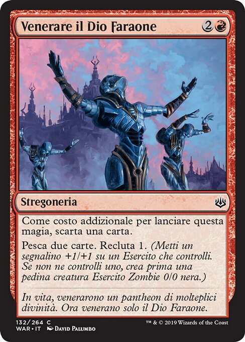 Venerare il Dio Faraone