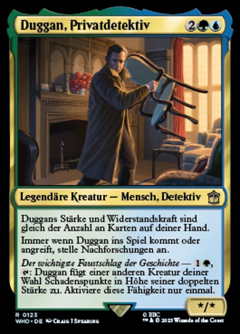 Duggan, Privatdetektiv