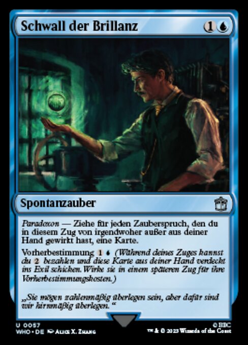 Schwall der Brillanz