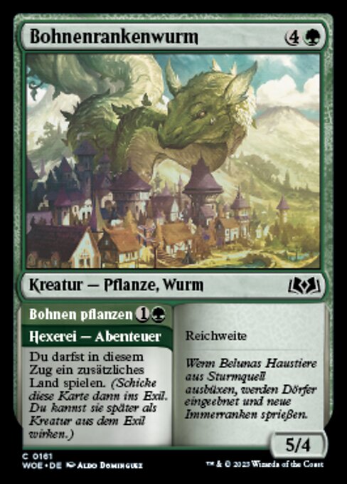 Beanstalk Wurm // Plant Beans