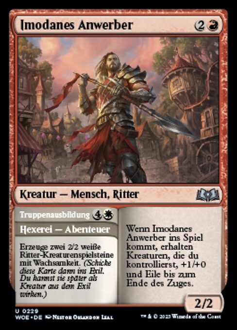 Imodane's Recruiter // Train Troops