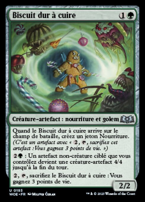 Biscuit dur à cuire