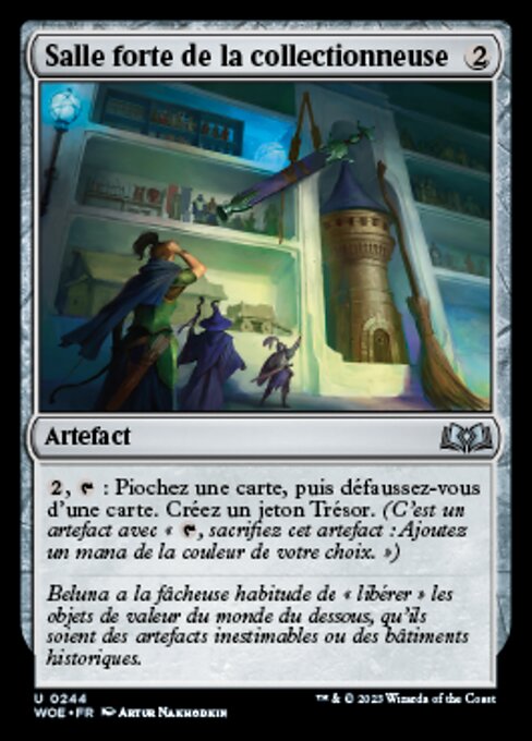 Salle forte de la collectionneuse