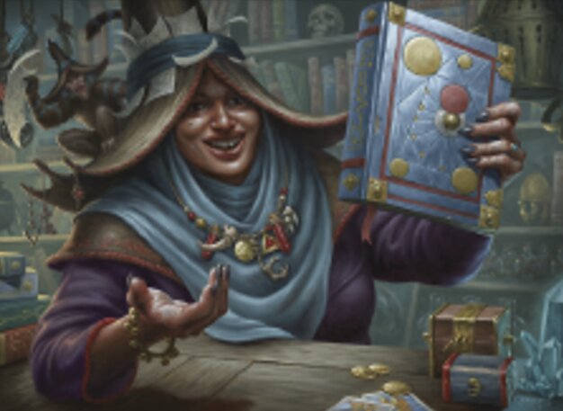 Vendeuse de grimoires